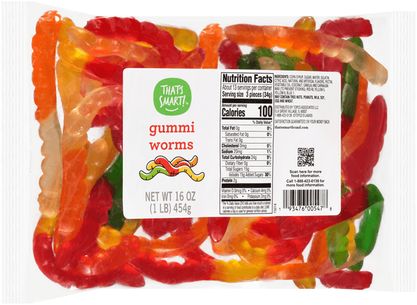 That'S Smart! Gummi Worms Candy