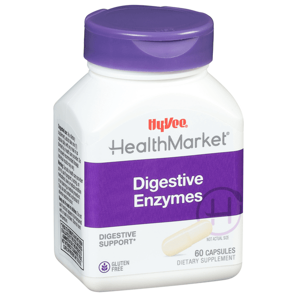 Hy-Vee Healthmarket All Natural Digestive Enzymes Capsules
