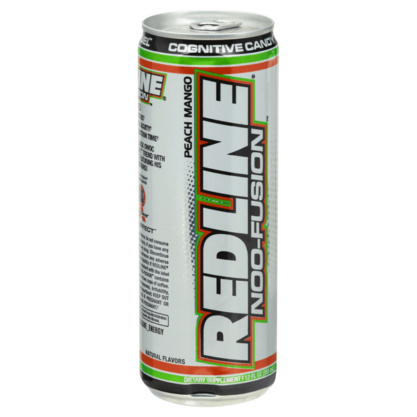 Redline Energy Drink, Peach Mango
