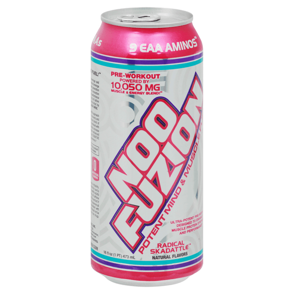 Noo Fusion Pre-Workout Drink, Radical Skadattle