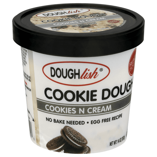 Doughlish Cookie Dough, Cookies N Cream