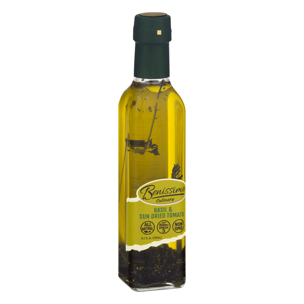 Benissimo Naturals Basil & Sun Dried Tomato Olive Oil