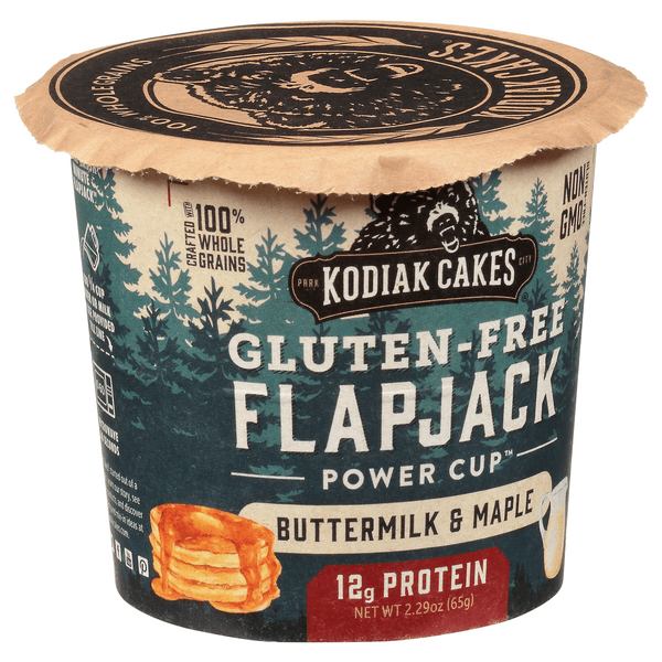 Kodiak Cakes Gluten Free Flapjack Power Cup, Buttermilk & Maple