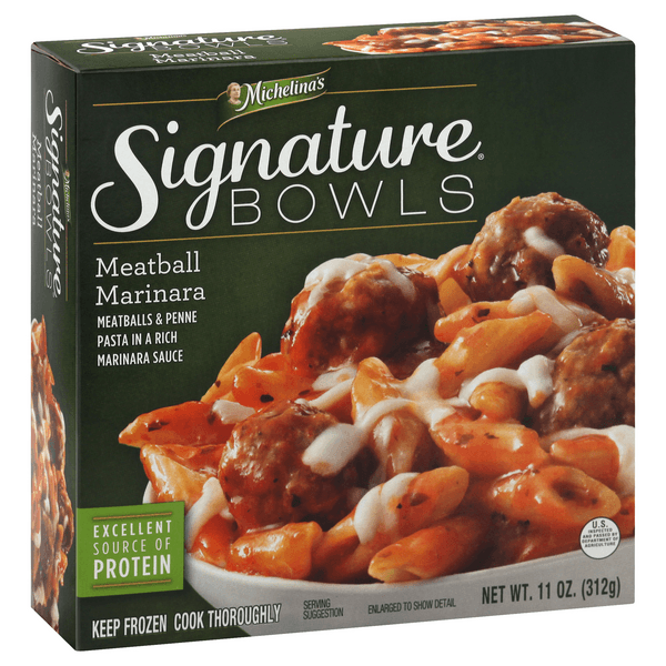 Michelina'S Signature Bowls Meatballs Marinara