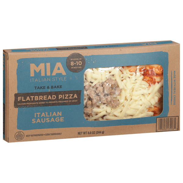 Hy-Vee Take & Bake Italian Sausage Flatbread Pizza