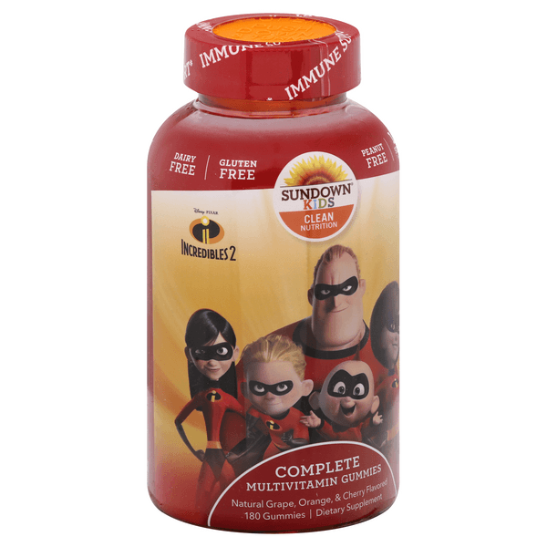Sundown Kids Complete Multivitamin Gummies, Incredibles