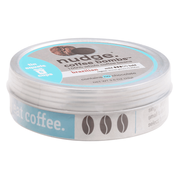 Nudge Coffee Bombs Whole Coffee Beans, Brazilian