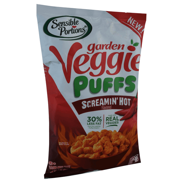 Sensible Portions Garden Veggie Puffs, Screamin' Hot