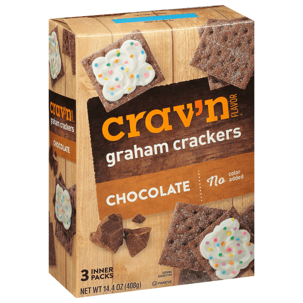 Crav'N Flavor Graham Crackers, Chocolate