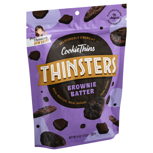 Thinster'S Cookie Thins Brownie Batter