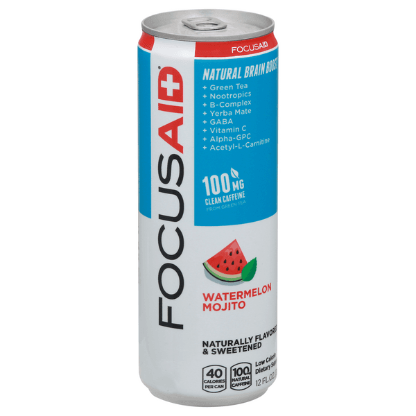 Focusaid Natural Brain Boost, Watermelon Mojito