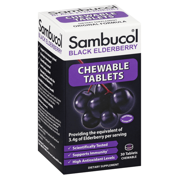 Sambucol Original Formula Black Elderberry Chewable