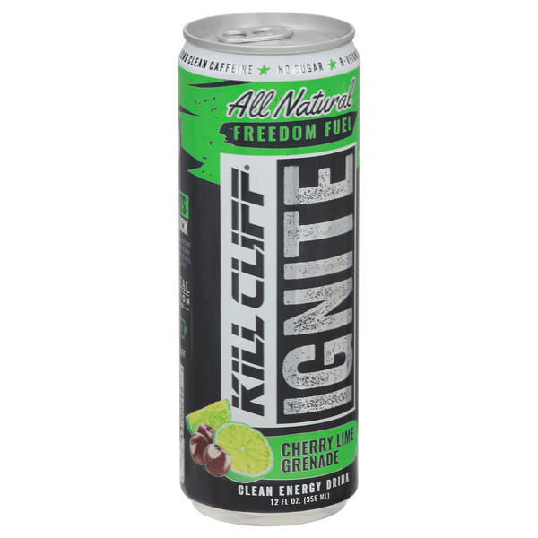 Kill Cliff Ignite Cherry Limeade Grenade Clean Energy Drink