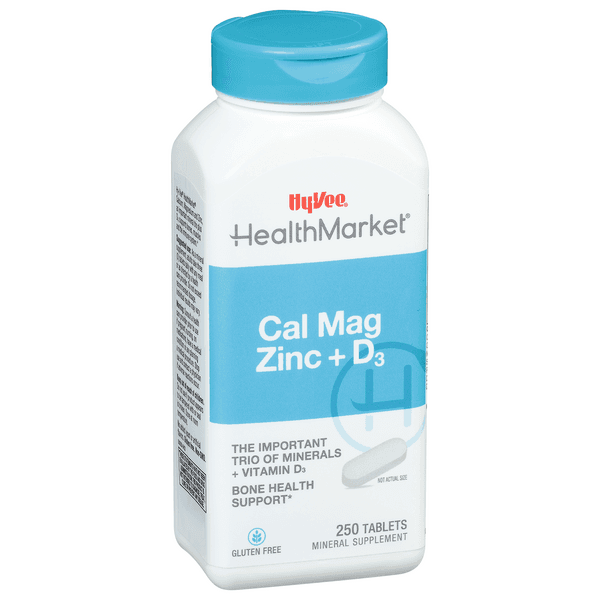 Hy-Vee Healthmarket Cal Mag Zinc +D