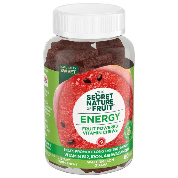 The Secret Nature Of Fruit Energy Watermelon Guava Vitamin Chews