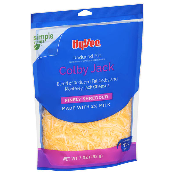 Hy-Vee Finely Shredded 2% Milk Reduced Fat Colby Jack Cheese