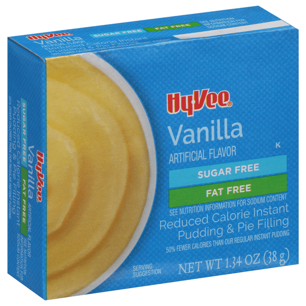 Hy-Vee Instant Vanilla Sugar Free Fat Free Reduced Calorie Pudding