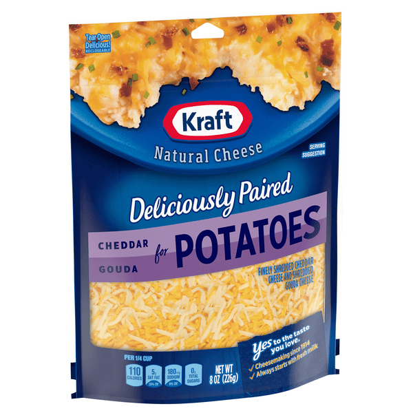 Kraft Expertly Paired Fine Cut Cheddar & Traditional Cut Gouda Shredded Cheese
