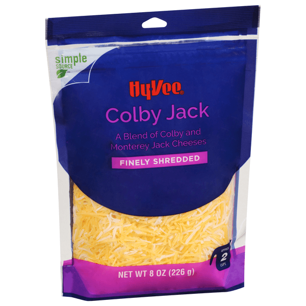 Hy-Vee Finely Shredded Colby Jack Natural Cheese