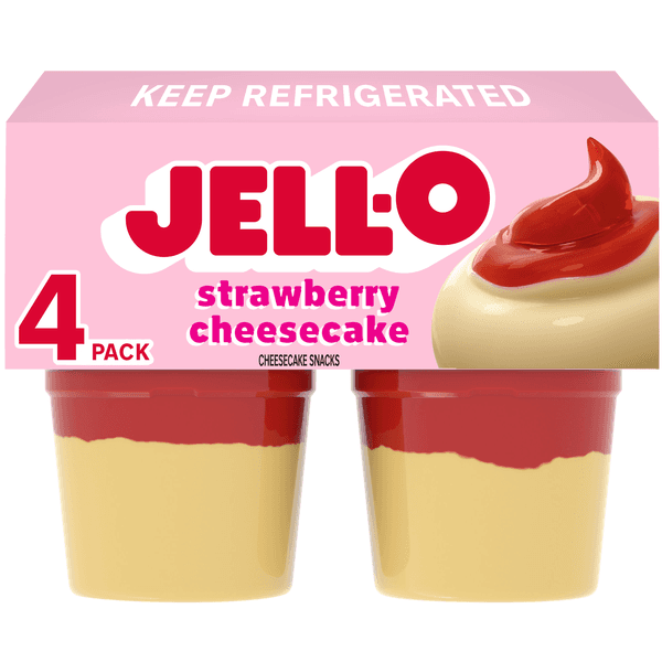 Jell-O Strawberry Cheesecake Pudding
