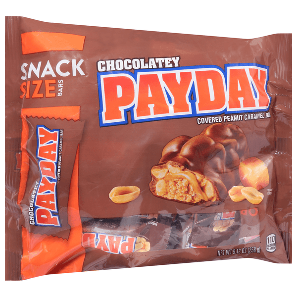 Payday Chocolatey Peanut Caramel Bar, Snack Size