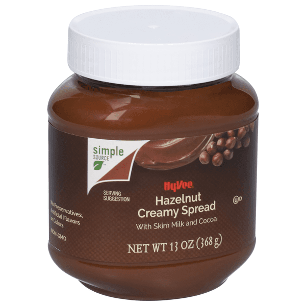 Hy-Vee Hazelnut Creamy Spread With Skim Milk & Cocoa