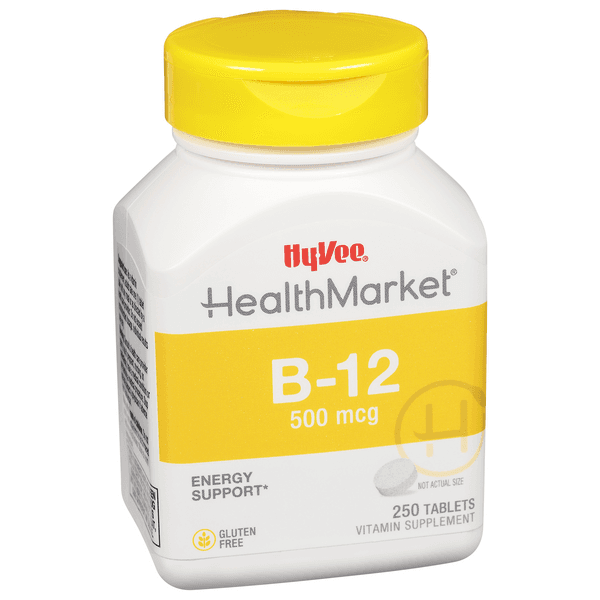 Hy-Vee Healthmarket Vitamin B12 500Mcg