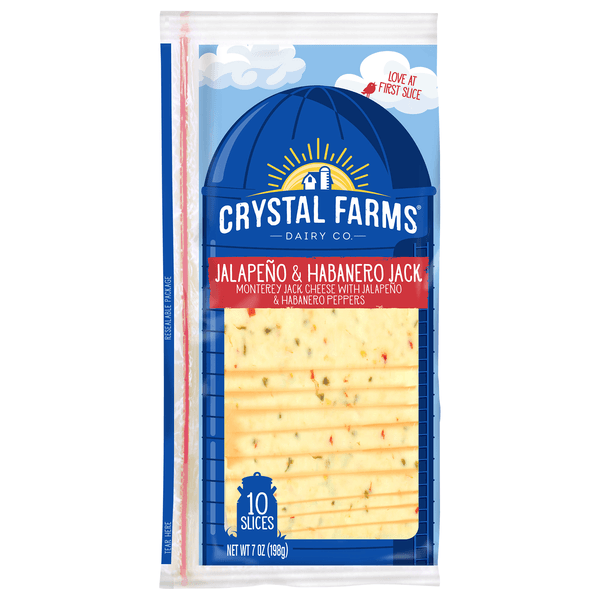 Crystal Farms Cheese, Jalapeno & Habanero Jack