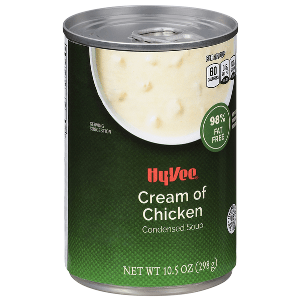 Hy-Vee Condensed Soup, Cream Of Chicken