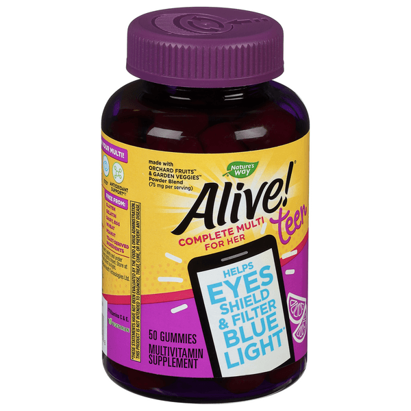 Nature'S Way Alive! Teen Complete Multi For Her Gummies