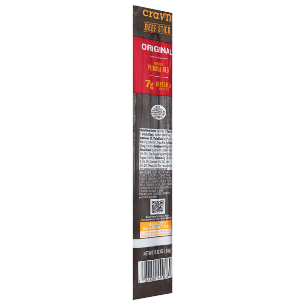 Crav'N Flavor Beef Stick, Original