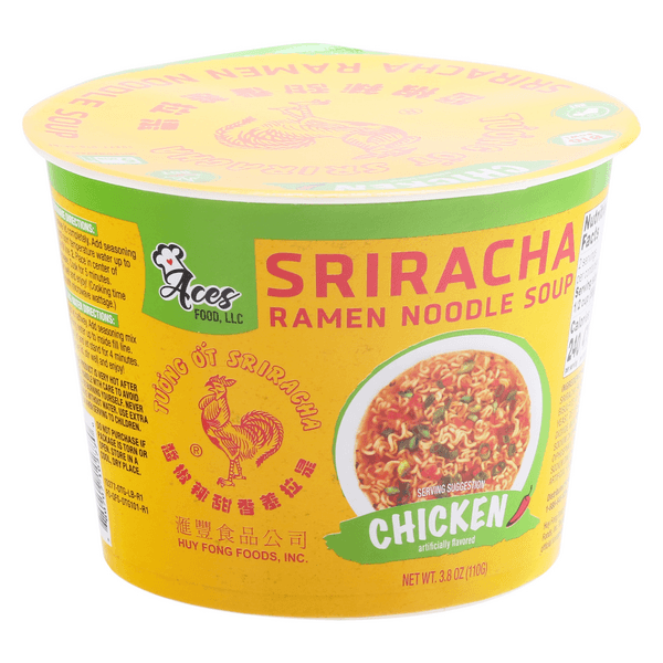 Huy Fong Sriracha Chicken Ramen Noodles