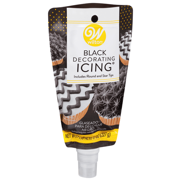 Wltn Black Pouch With Tips Icing