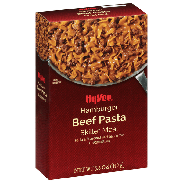Hy-Vee Skillet Meal Hamburger Beef Pasta