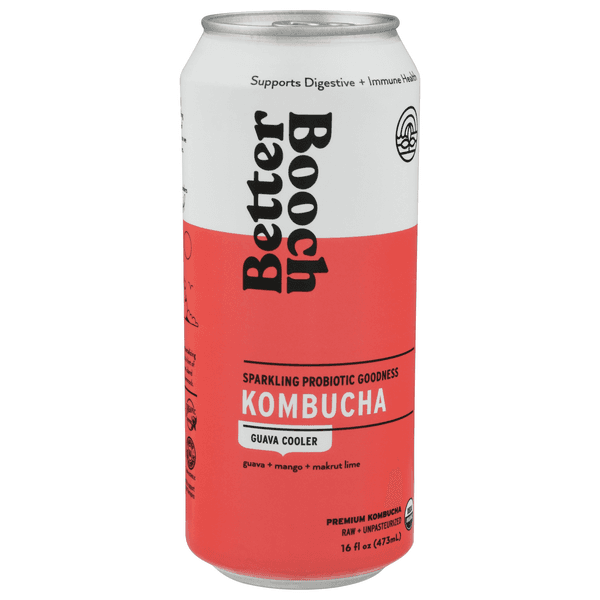 Better Booch Kombucha, Guava Cooler, Organic