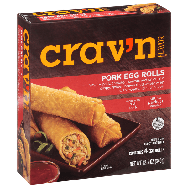 Crav'N Flavor Pork Egg Rolls