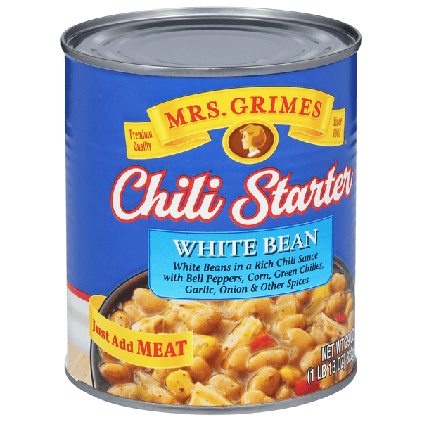 Mrs Grimes Chili Starter, White Bean