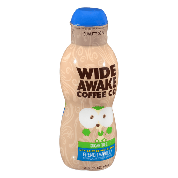 Wide Awake Coffee Co. French Vanilla Sugar Free Non-Dairy Coffee Creamer