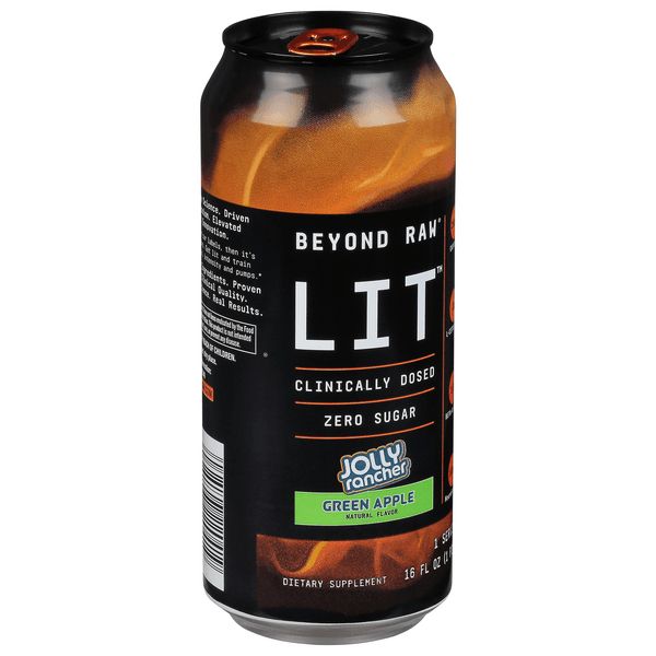 Beyond Raw Lit Jolly Rancher, Green Apple, Zero Sugar