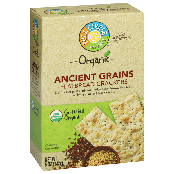 Full Circle Orgainc Anciet Grains Flatbread Crackers