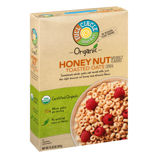 Full Circle Honey Nut Toasted Oats Cereal