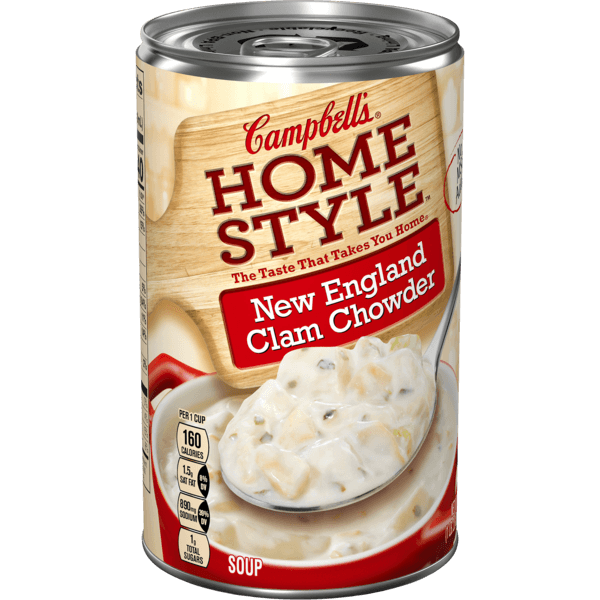 Is it Vegetarian? Campbells Home Style Soup New England Clam Chowder