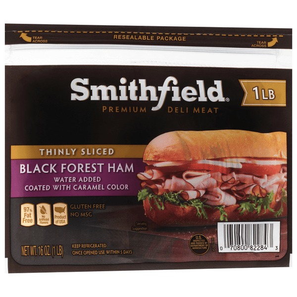 Smithfield Black Forest Ham, Thinly Sliced