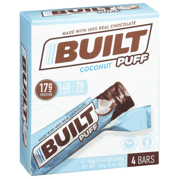 Built Bar Puffs, Coconut Marshmallow