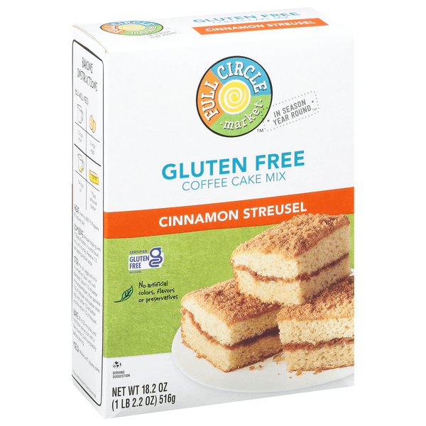 Full Circle Market Gluten Free Cinnamon Streusel Coffee Cake Mix