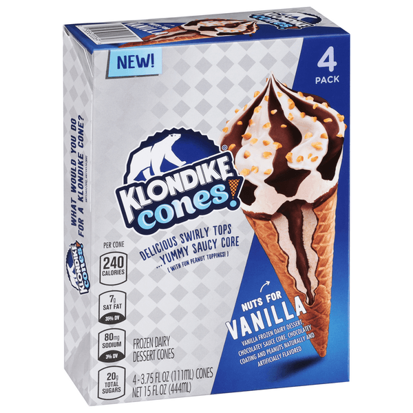 Klondike Cones, Nuts For Vanilla