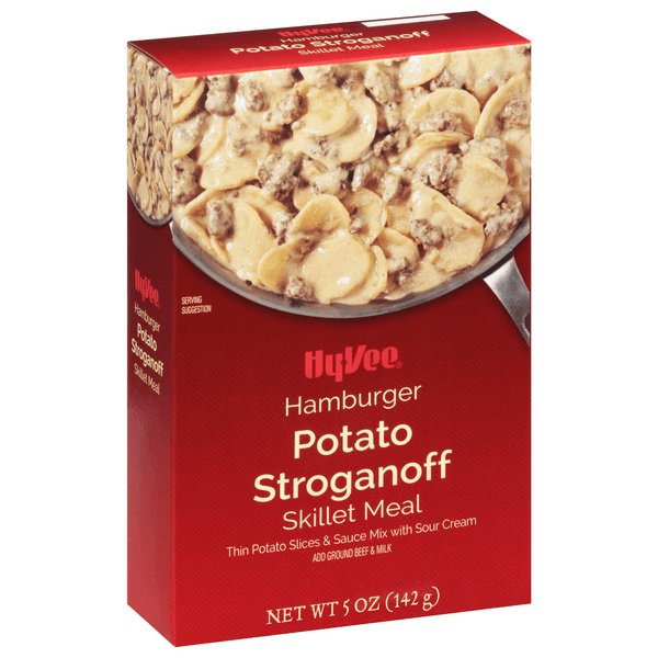 Hy-Vee Skillet Meal Hamburger Potato Stroganoff