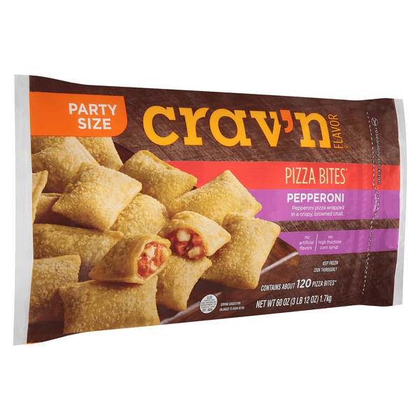 Crav'N Flavor Pepperoni Pizza Bites Party Size