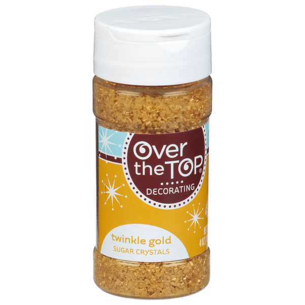 Over The Top Twinkle Gold Sugar Crystals