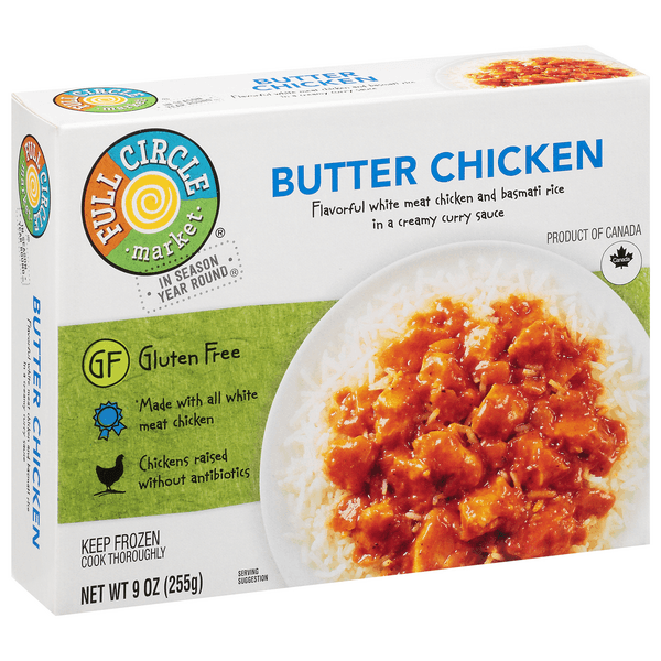 Full Circle Gluten Free Butter Chicken